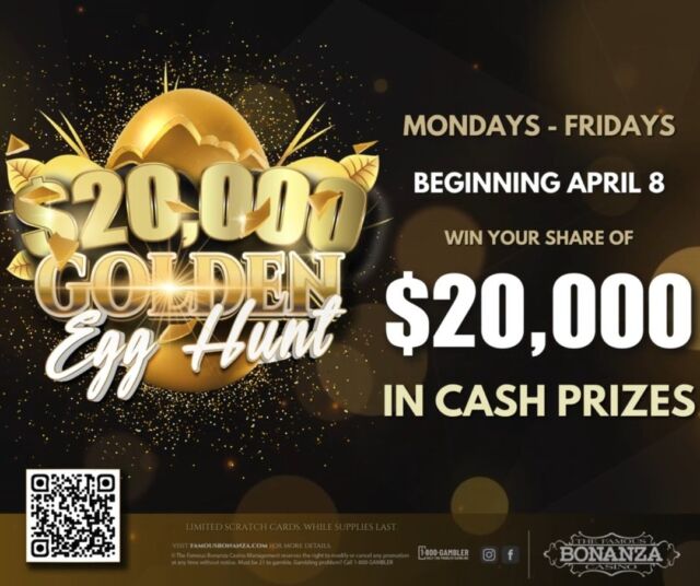 Win your share of $20,000 in cash prizes. 
Mondays - Fridays. Beginning April 8
